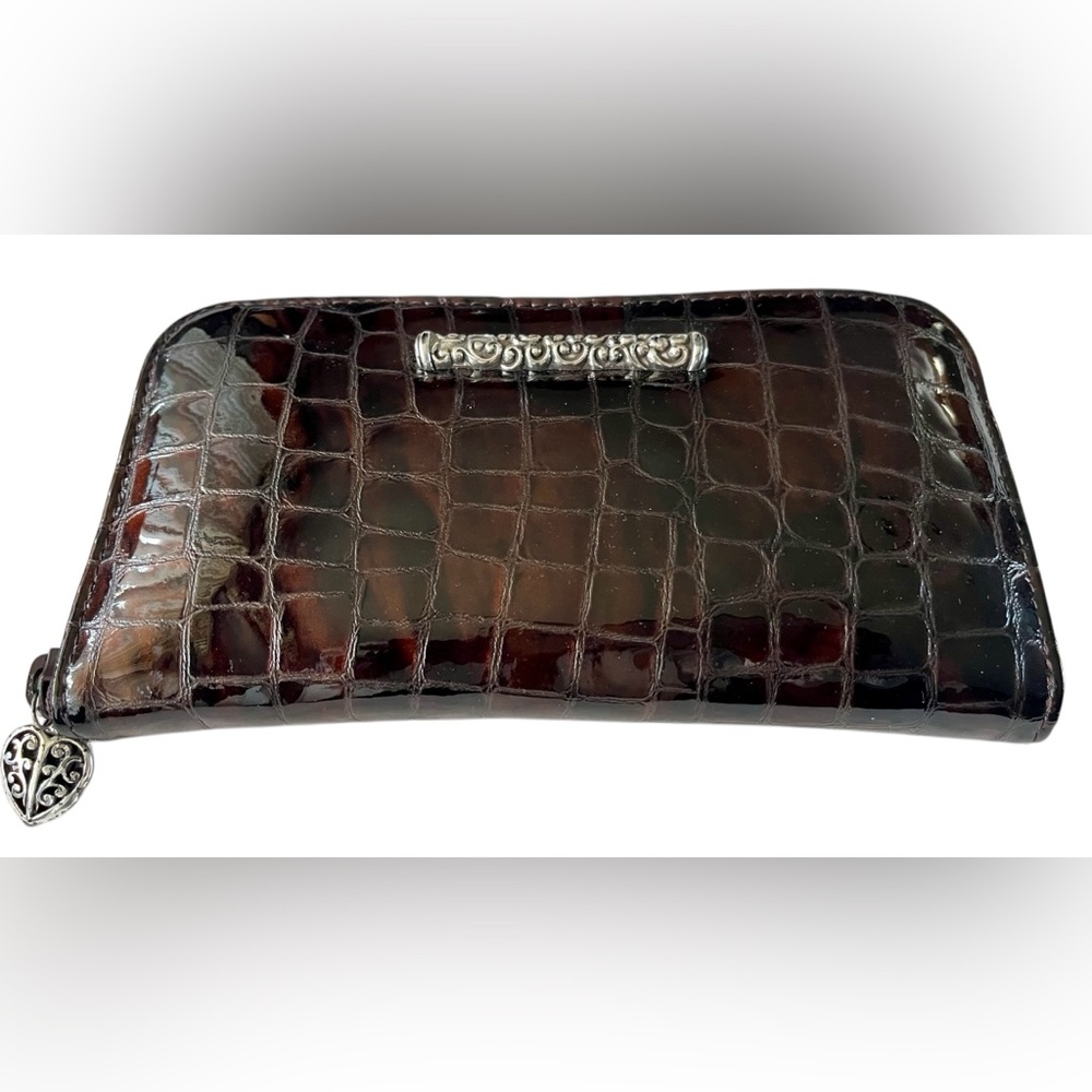 Hostess Pick Brighton Brown and Silver Wallet Crossbody - Picture 8 of 10